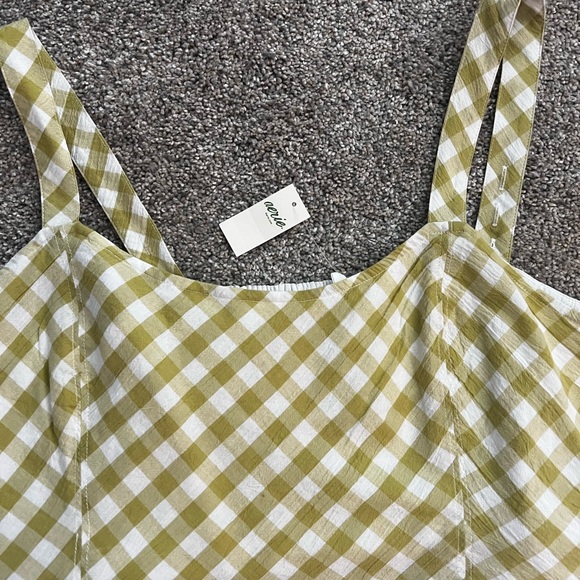 Aerie NWT Gingham Cropped Tank - Picture 3 of 7